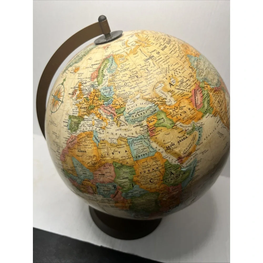 Vintage replogle 12 inch globe world classic series